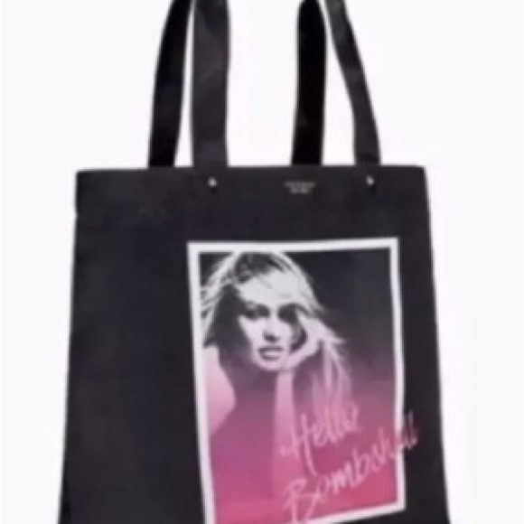 Victoria's Secret Handbags - Victoria’s Secret Black and Pink Tote Bag